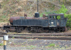 
CP Henschel 2-4-6-0T '079210' at Regua station, April 2012